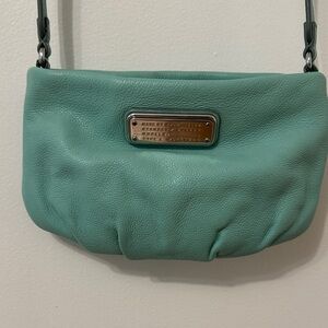 Marc Jacobs Q Percy Mini Leather Crossbody Sea Foam/Mint Green